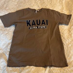 Kauai Aloha State Brown Short Sleeve Tee